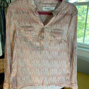 Carve Designs linen popover